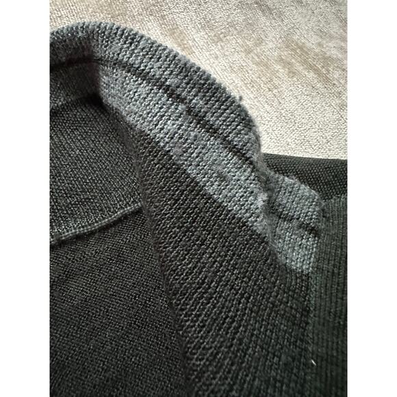 Armani Collezioni Sweater Mens Small S dark green Pullover Knit Lightweight wool - Picture 12 of 16